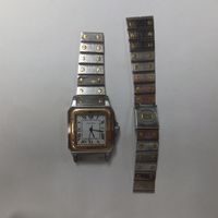 Cartier（カルティエ）ボーイズ時計サントスガルベコンビ　ブレス破損
